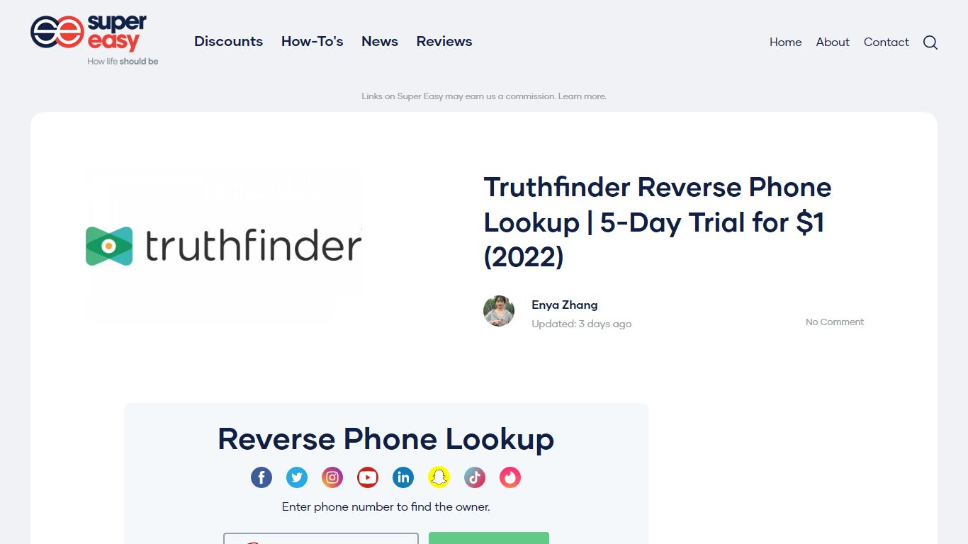 Truthfinder Reverse Phone Lookup | 5-Day Trial for $1 (2022) - Super Easy